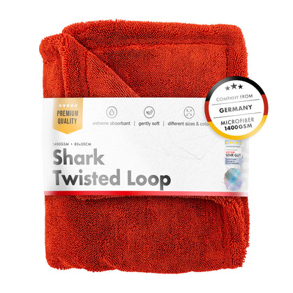 chemicalworkz Shark Twisted Loop Drying Towel – 80 x 50cm